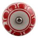 Red Baluster Ceramic Wine Stopper